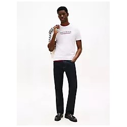 Tommy 1985 Stripe Logo T-Shirt