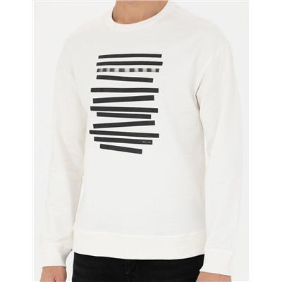 Ekru Regular Fit Sweatshirt