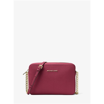 MICHAEL MICHAEL KORS Jet Set Large Saffiano Leather Crossbody