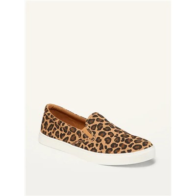 Canvas Slip-On Sneakers for Women
