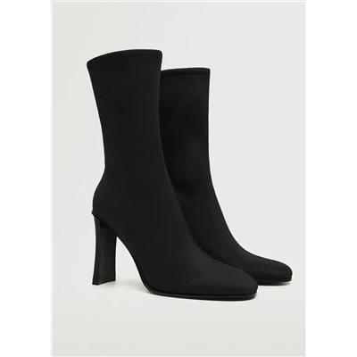 Botín calcetín tacón -  Mujer | MANGO OUTLET Melilla
