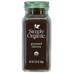Simply Organic Ground Cloves, Certified Organic | 2.82 oz | Syzygium aromaticum (L.) Merr. & L.M. Perry