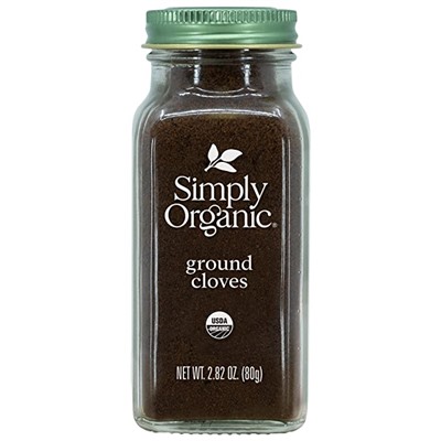 Simply Organic Ground Cloves, Certified Organic | 2.82 oz | Syzygium aromaticum (L.) Merr. & L.M. Perry