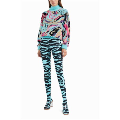 Legging slim animal print