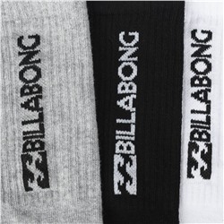 Billabong Unisex Crew Tennis Socken 3 Paar multi BG-03 CREW
