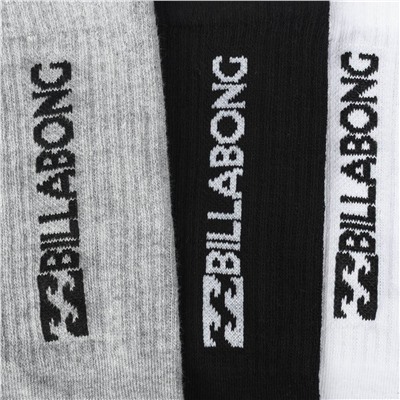 Billabong Unisex Crew Tennis Socken 3 Paar multi BG-03 CREW