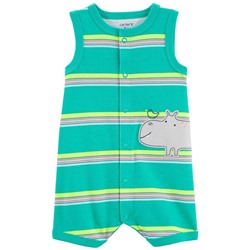 Hippo Snap-Up Romper