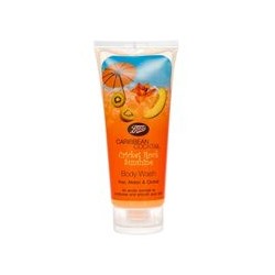 Гель для душа Cricket Rock Sunshine серии Caribbean Cocktail с киви, орхидеей и дыней от Boots 200 мл / Boots Caribbean Cocktail Cricket Rock Sunshine Body Wash 200 ml