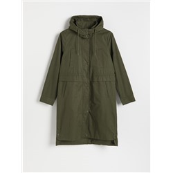 Parkajacke mit Kapuze