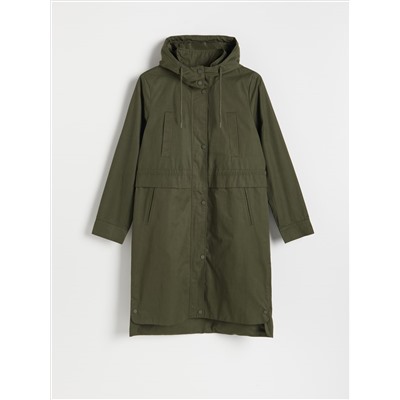 Parkajacke mit Kapuze
