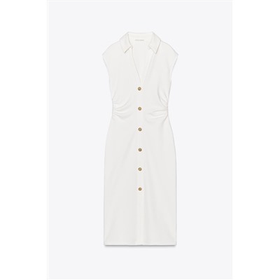 PIQUÉ SHIRT DRESS