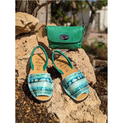 AVARCA MENORQUINA · 377AV · Verde+AB.Z · Pelle · 22-02 (300) САЛАТОВЫЙ АКЦИЯ