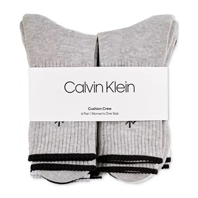 Calvin Klein Women's 6-Pk. Performance Crew Socks