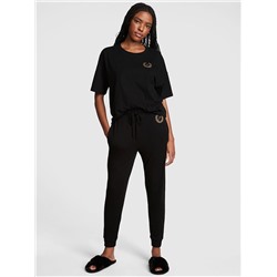 PINK COZY JOGGER SLEEP PANTS