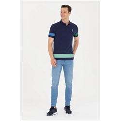 Erkek Lacivert Polo Yaka Tişört