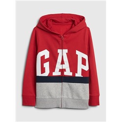 Kids Gap Logo Colorblock Hoodie Sweatshirt