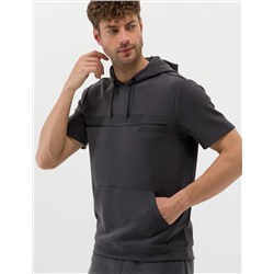 Antrasit Kısa Kollu Sweatshirt