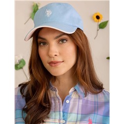 WOMENS TWILL CENTER LOGO HAT