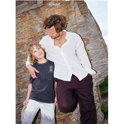 Jogger mit hohem Leinenanteil