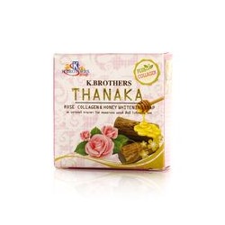 Мыло с танакой, медом, коллагеном и ароматом розы от K. Brothers 60 гр / K. Brothers Rose collagen & Honey Soap 60 gr