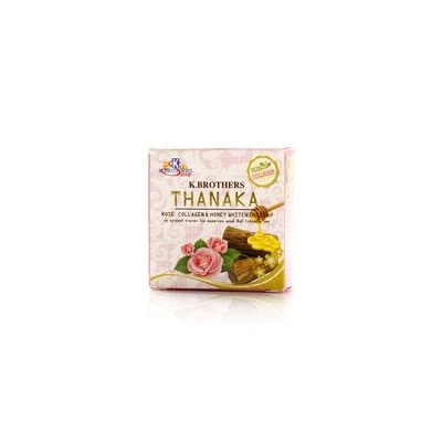 Мыло с танакой, медом, коллагеном и ароматом розы от K. Brothers 60 гр / K. Brothers Rose collagen & Honey Soap 60 gr
