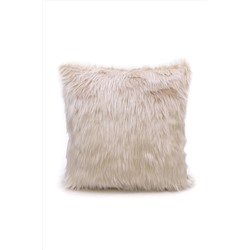 Cango Home Peluş Kırlent Kılıfı - Kemik PLS001