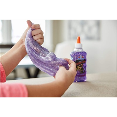 Elmer’s Glue Deluxe Slime Starter Kit, Clear School Glue & Glitter Glue Pens, 3 Count