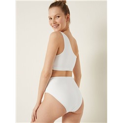 PINK SWIM HIGH WAIST BIKINI BOTTOM