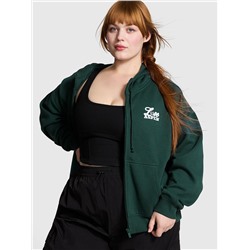 PINK Ivy Fleece Campus Full-Zip Hoodie