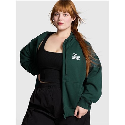 PINK Ivy Fleece Campus Full-Zip Hoodie