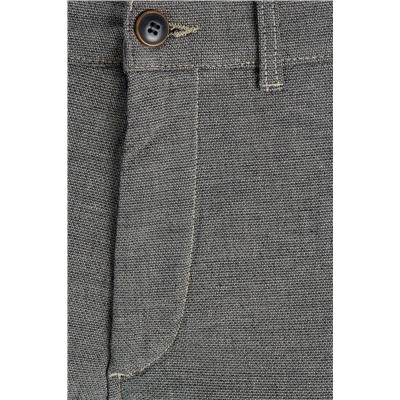 Pantalón recto Gris claro jaspeado