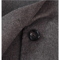 Элегантное двубортное шерстяное пальто средней длины с V-образным вырезом Massim*o Dutti ОРИГИНАЛ!