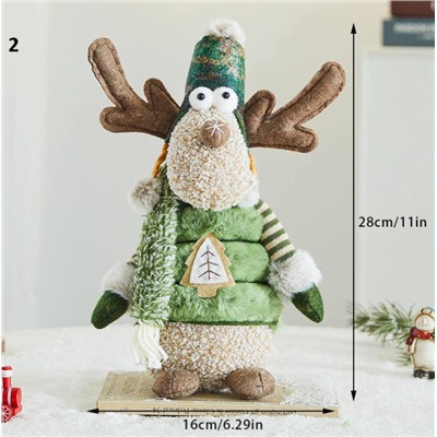 Прикольные олени 🦌 новогодняя игрушка. Статичные и на телескопических ногах