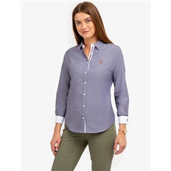 LONG SLEEVE SOLID STRETCH OXFORD SHIRT