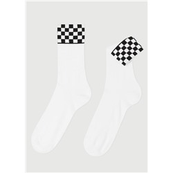 Kurze Sportsocken mit Muster für Herren