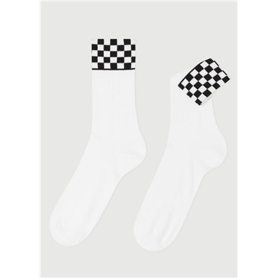 Kurze Sportsocken mit Muster für Herren