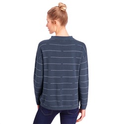 Damen Strickpullover mit Stehkragen