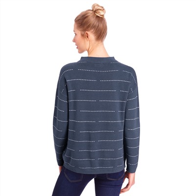 Damen Strickpullover mit Stehkragen