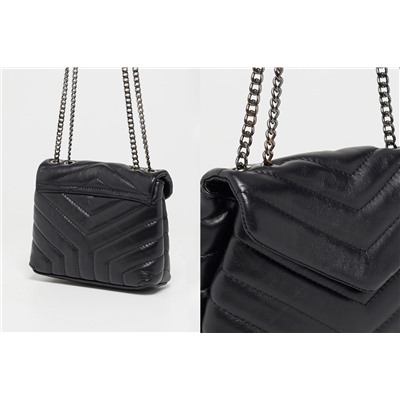 Bandolera de piel Mvivi Negro
