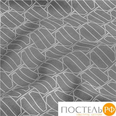 TOGAS Наволочка ПАРТИ темн. сер без борд. 50x70-1, 1 пр, эвк. вол