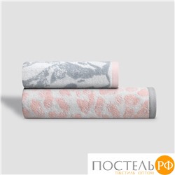 Togas ДЖИНА бел/сер/роз К-т полотенец 50х100/70х140