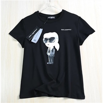 Повседневная хлопковая футболка KARL LAGERFEL*D ОРИГИНАЛ!