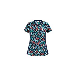 Happy Scrubs® Birds Of A Feather Navy Scrub Top