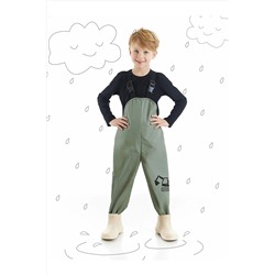 DenokidsKepçe Erkek Çocuk Su Geçirmez Yağmur Tulumu