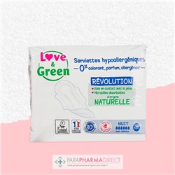 Love&Green Serviettes Ecologiques - Révolution - Nuit x10