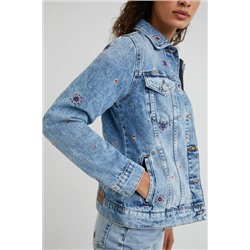 Chaqueta vaquera slim mandalas