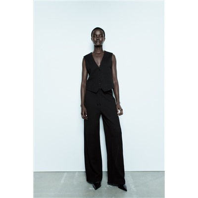 TEXTURED JACQUARD WAISTCOAT