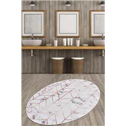 Dolce Home Canlı Renkler Leke Tutmaz Makinada Yıkanır Kaymaz Be3418 Banyo Paspası Halısı Klozet Takımı BE3418