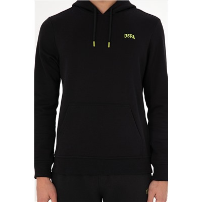 Erkek Siyah Basic Sweatshirt