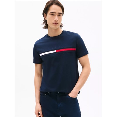 Embroidered Flag Logo T-Shirt